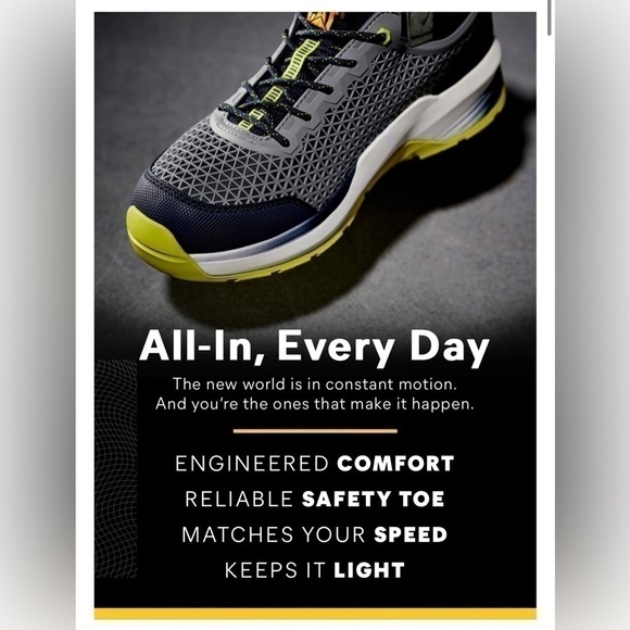 Men’s Work Shoe CAT Caterpillar Streamline 2.0 Composite Toe Men’s Size-9 NWT - Picture 6 of 11